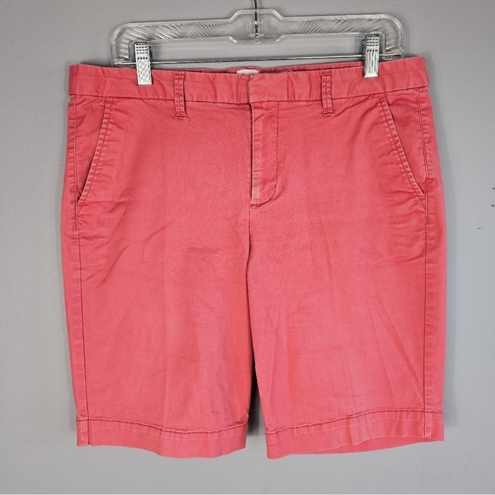 Gap Pink Cotton Bermuda Shorts Size: 6